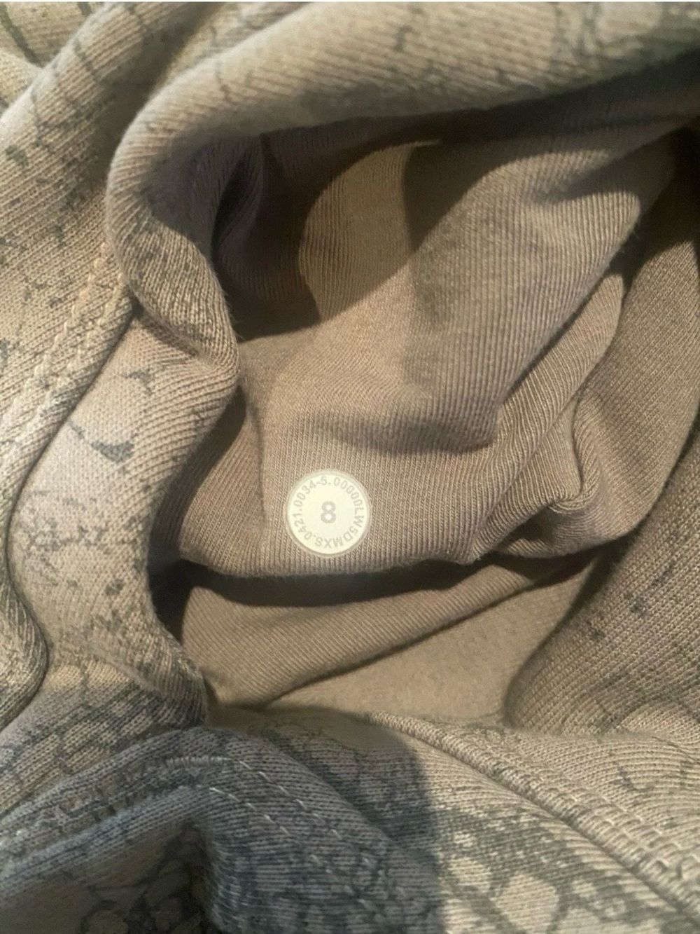 Lululemon Warm Down Jogger Thread Dye Rover Black Size 8 7/8 Pants LW5DMX - Picture 9 of 10